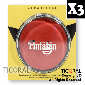 MAQUILLAJE ARTISTICO PINTAFAN ROJO 9.2GR 6-05 x 3